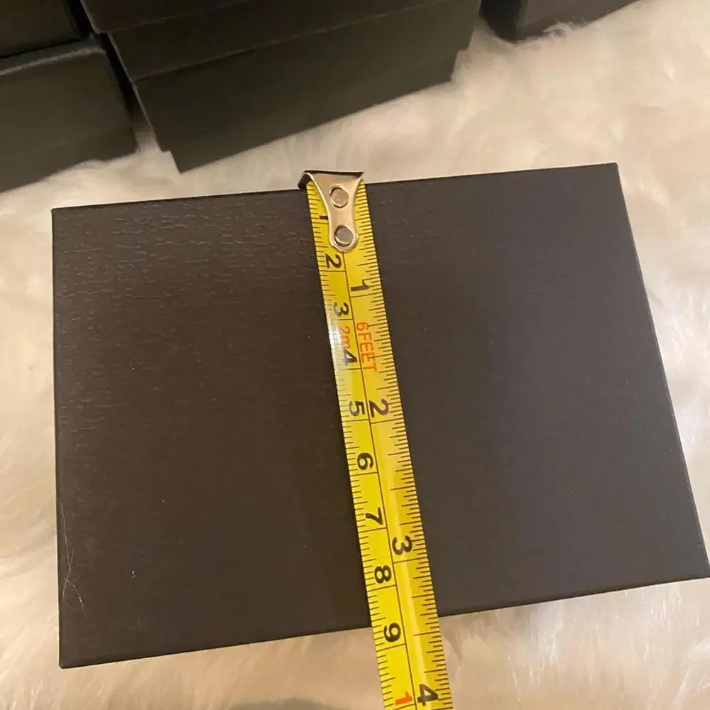 Set of Black Decorative Storage Boxes